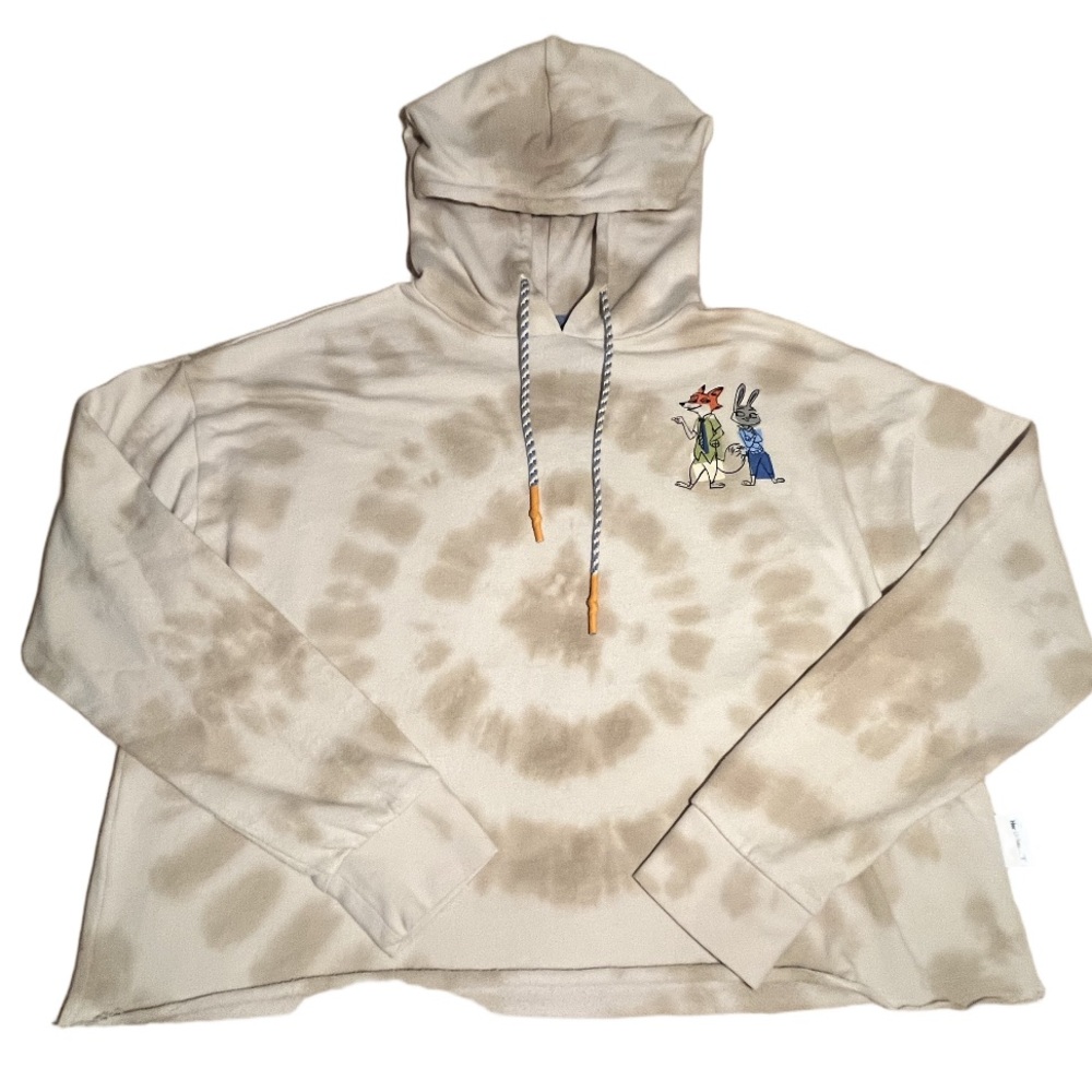 Zootopia Her Universe Disney Tie Dye Hoodie Adult Large Judy Hopps Nick Wilde